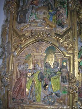 Retábulo de Nossa Senhora do Rosário – Relevo da “Visitação”