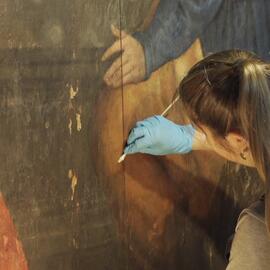Pintura cavalete