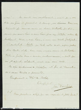 Carta de José Malhoa para Augusto Gama