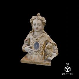 Santa Inês - Busto-Relicário