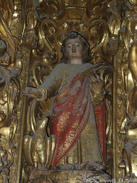 Escultura de São João Evangelista - Capela lateral de Santo Amaro – Fotografia 023