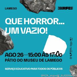 Cartaz " Que horror...um vazio!"
