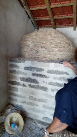 Fotografia da intervencao de conservacao e restauro