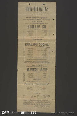 Os Velhos; 20:000 Dollars; Má Sina; Como se escolhe um genro