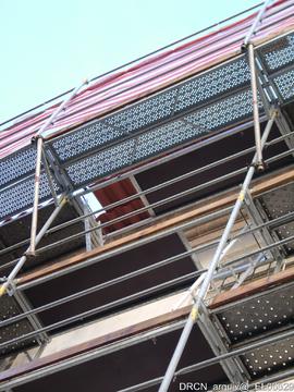 Obras no telhado