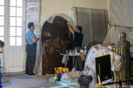 Nave, Alçado Norte, Tela Última Ceia, Pintura de cavalete