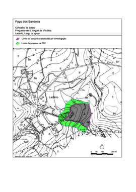 Planta - proposta da zona especial de proteção (2012)