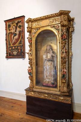 Coro baixo, maquineta Stª Rosa de Lima, Pintura Menino Jesus