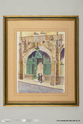 Entrada principal da Sé de Braga (título iconográfico)