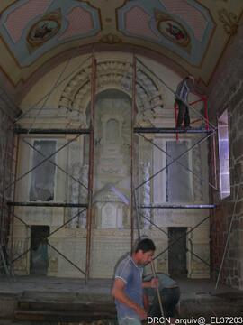 Retábulo-mor-intervenção