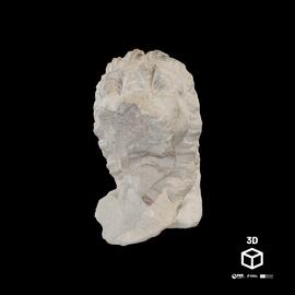 Plinto funerário em forma de leão