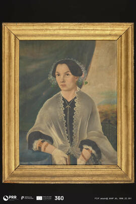 Retrato de Virgínia Alcântara Pinto Guedes de Vasconcelos