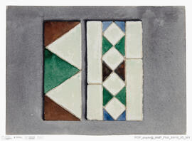 Dois frisos de azulejos hispano-mouriscos