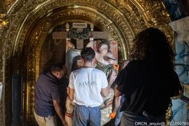 Nave, Alçado Sul, Retábulo Calvário, Relevo, Recolocação
