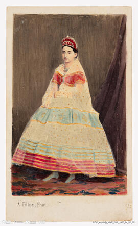 Álbum com fotografias do Baile de Máscaras de Carnaval de Fevereiro de 1865 no Paço Real da Ajuda