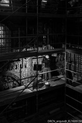 Nave, Alçado Sul, Órgão falso, Limpeza mecânica