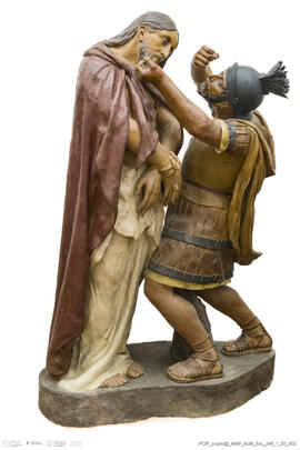 Paixão de Cristo: Cristo e Soldado Romano (do conjunto Pilatos Lavando as Mãos)