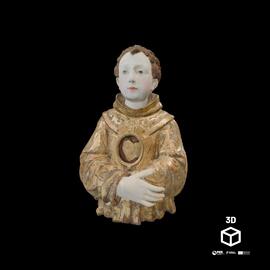 Busto-relicário - Santo franciscano (atribuído)
