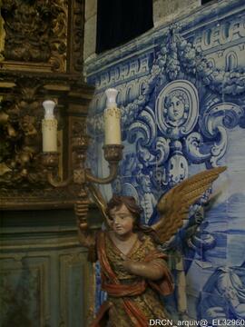 Escultura-anjo tocheiro-Lâmpadas