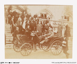 Álbum de fotografias das Viagens a Portugal da Rainha Alexandra e do Kayser Guilherme II