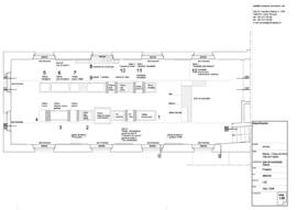 Projeto sala de exposições - plantas e cortes (2004)