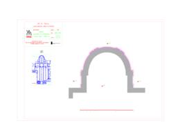 Levantamento gráfico do estado de conservação - alçados e cortes da cabeceira (2004)