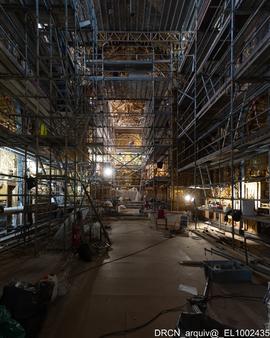 Nave,Estrutura andaimes