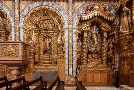 Nave igreja, alçado norte, Retábulos S.João Evangelista_Nª SªConceição