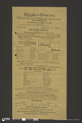 Primerose; Marquez de Villemer; Fedora