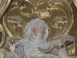 Escultura Santa ?-Retábulo coro baixo-Epístola