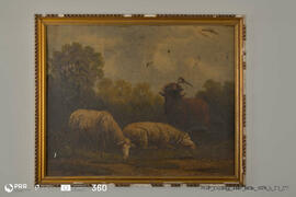 Título desconhecido (Paisagem com animais)