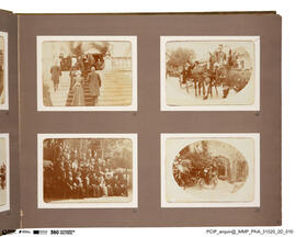 Álbum de fotografias das Viagens a Portugal da Rainha Alexandra e do Kayser Guilherme II