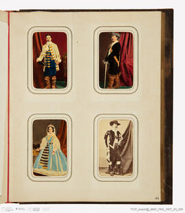 Álbum com fotografias do Baile de Máscaras de Carnaval de Fevereiro de 1865 no Paço Real da Ajuda