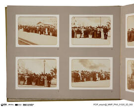 Álbum de fotografias das Viagens a Portugal da Rainha Alexandra e do Kayser Guilherme II