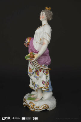 Figuração de Cibele, deusa-mãe e da abundância