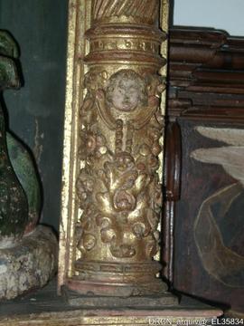 Nicho do arcaz -pormenor -Sala da Confraria das Almas