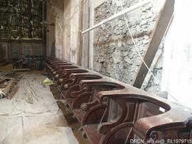 Cadeiral – Fileira de cadeiras - Lado da Epístola