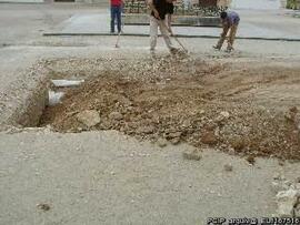 Sondagens  arqueológicas