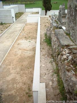 Cemitério / obras de ampliação