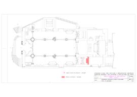 Conservação e restauro do retábulo do santíssimo - planta de localização (2002)