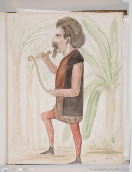 Caricatura de personagem desconhecida