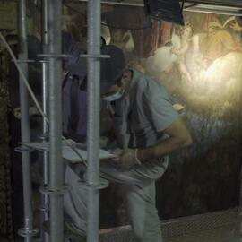 Pintura cavalete - talha