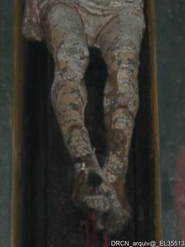 Escultura de Cristo - Retábulo do Calvário - Sobre porta – Fotografia 028