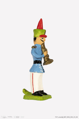 Músico tocando clarinete