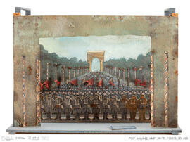 Maquete para As Bandeiras da Vitória da revista Toma, Tereza / Companhia Hortense Luz / Teatro Apolo